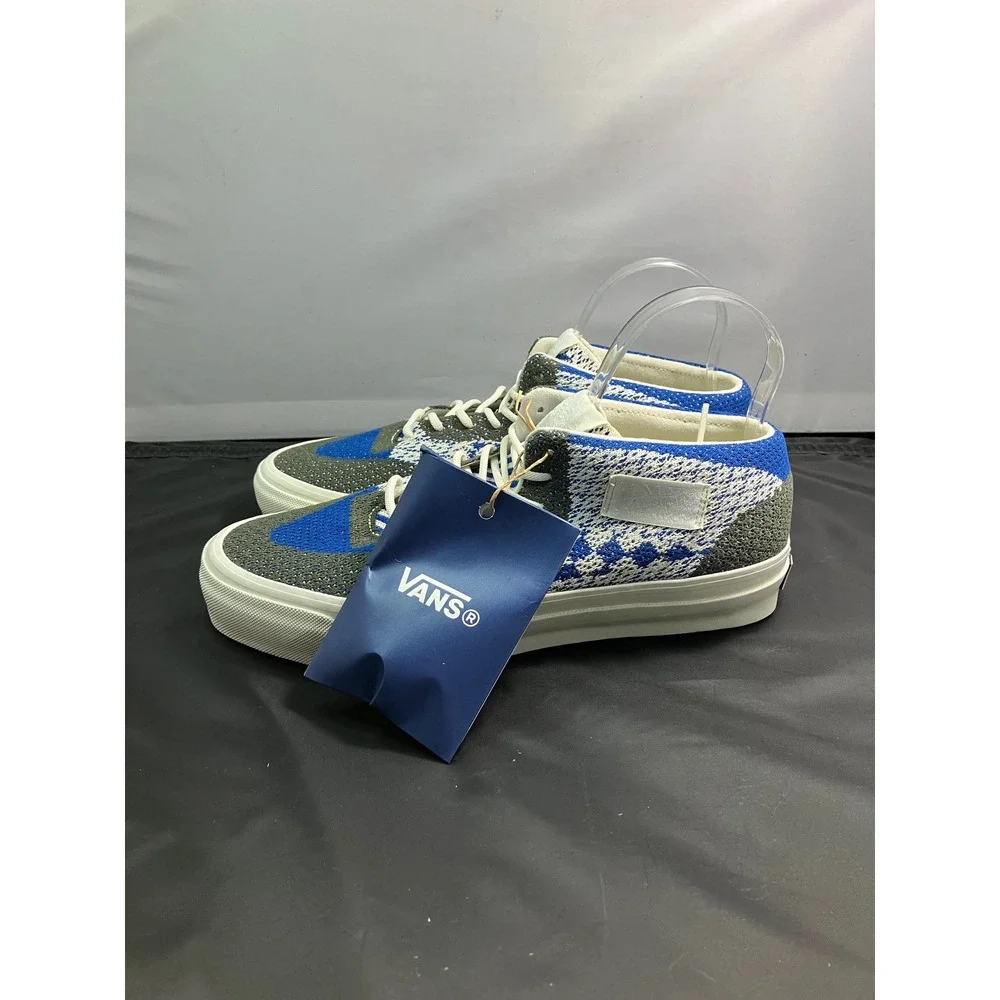 Vans Vault OG Half Cab‎ LX Knit Blue White Grey Mens Sneakers 10 VN0A5HUXBKA